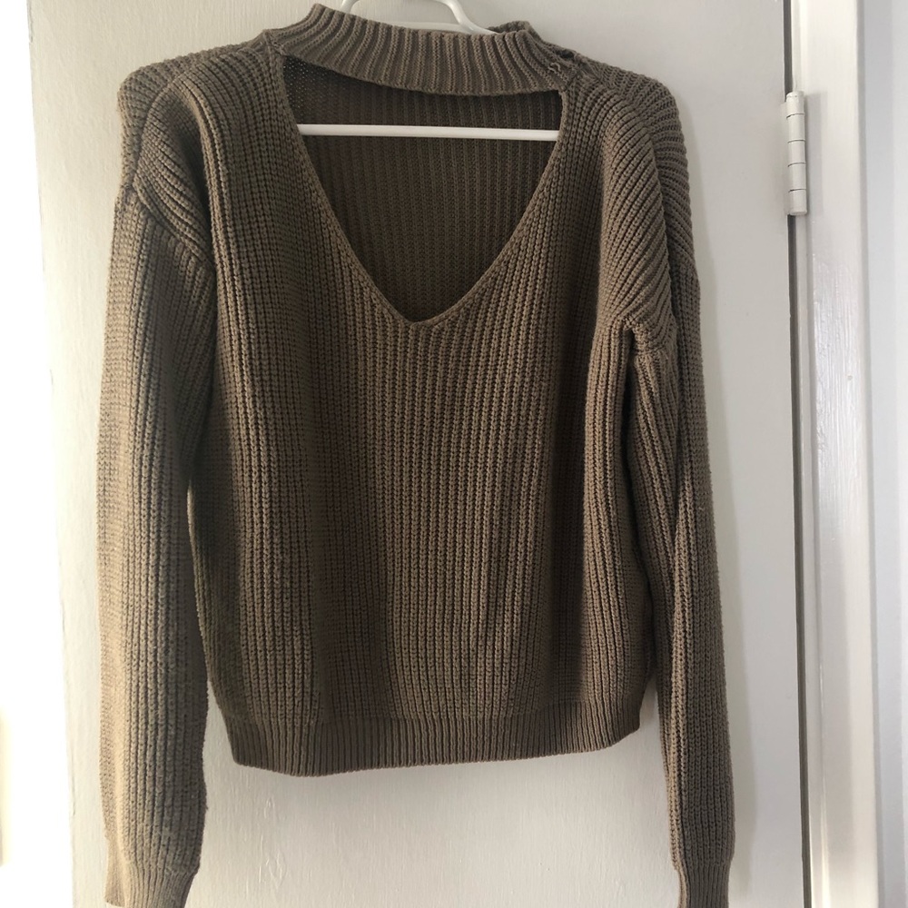 Cut out sweater from MISSGUIDED